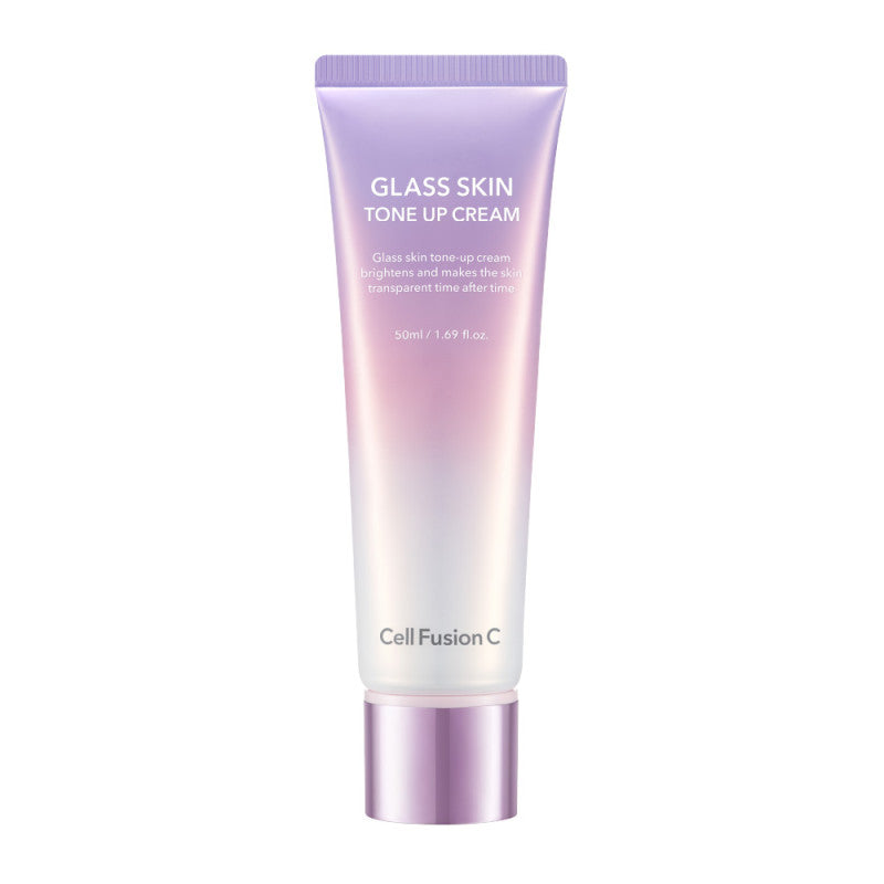 Veido kremas odos spindesiui "Glass Skin Tone-up Cream", Cell Fusion C, 50ml