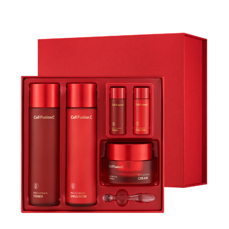 "Red Ultimate Set" rinkinys odos maitinimui ir stangrinimui, Cell Fusion C, 6 vnt.