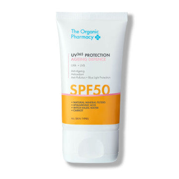 The Organic Pharmacy UV365 Protection Ageing Defence SPF 50 – veido apsauga nuo saulės, 40 ml