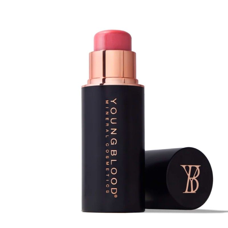 Youngblood trys viename kreminiai skaistalai, lūpų dažai ir akių šešėliai “Vivid Luxe Crème Blush” 9,5g – Mulberry