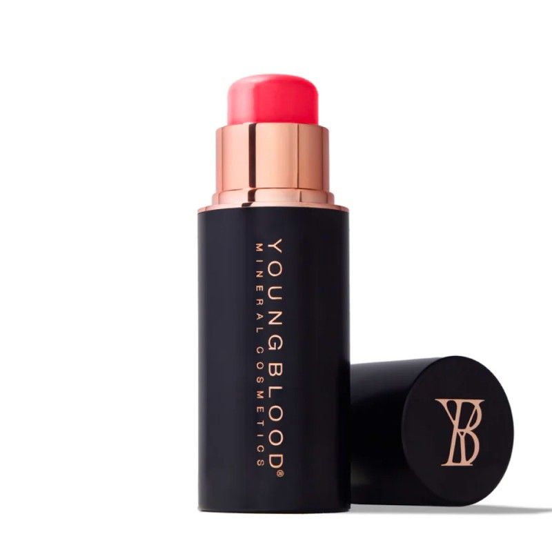 Youngblood trys viename kreminiai skaistalai, lūpų dažai ir akių šešėliai “Vivid Luxe Crème Blush” 9,5g – Pomelo