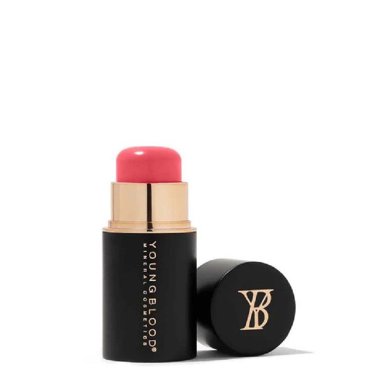Youngblood trys viename kreminiai skaistalai, lūpų dažai ir akių šešėliai “Vivid Luxe Crème Blush” 2,5g – Pomelo
