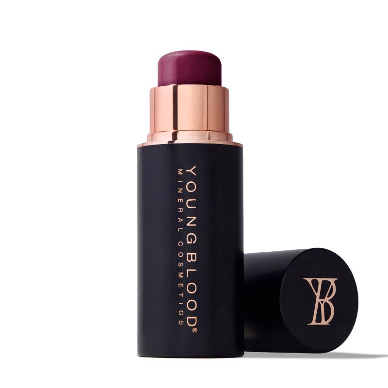 Youngblood trys viename kreminiai skaistalai, lūpų dažai ir akių šešėliai “Vivid Luxe Crème Blush” 9,5g – Merlot