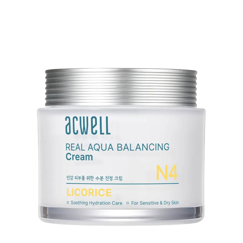 ACWELL Stipriai drėkinantis ir raminantis kremas "Real Aqua Balancing Cream", 50 ml
