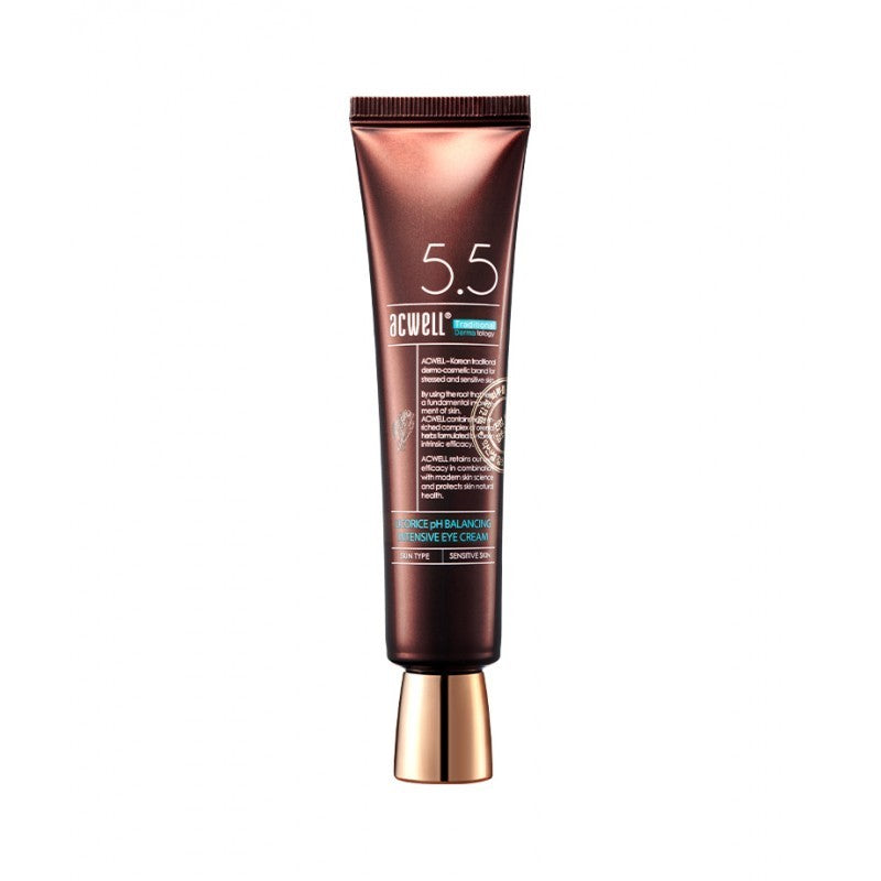 ACWELL pH balansuojantis intensyvus akių kremas su saldymedžio ekstraktu "Licorice pH Balancing Intensive Eye Cream", 30 ml