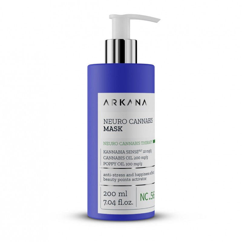 ARKANA Neuro kaukė įtemptai odai „Neuro Cannabis Mask“, 200 ml