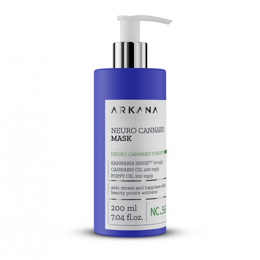 ARKANA Neuro kaukė įtemptai odai „Neuro Cannabis Mask“, 200 ml