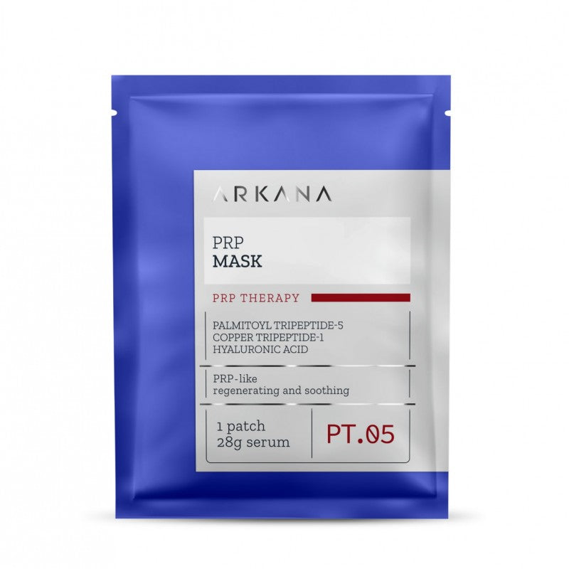 ARKANA Remodeliuojanti lakštinė kaukė su liftingo efektu „PRP Mask“, 1 vnt.