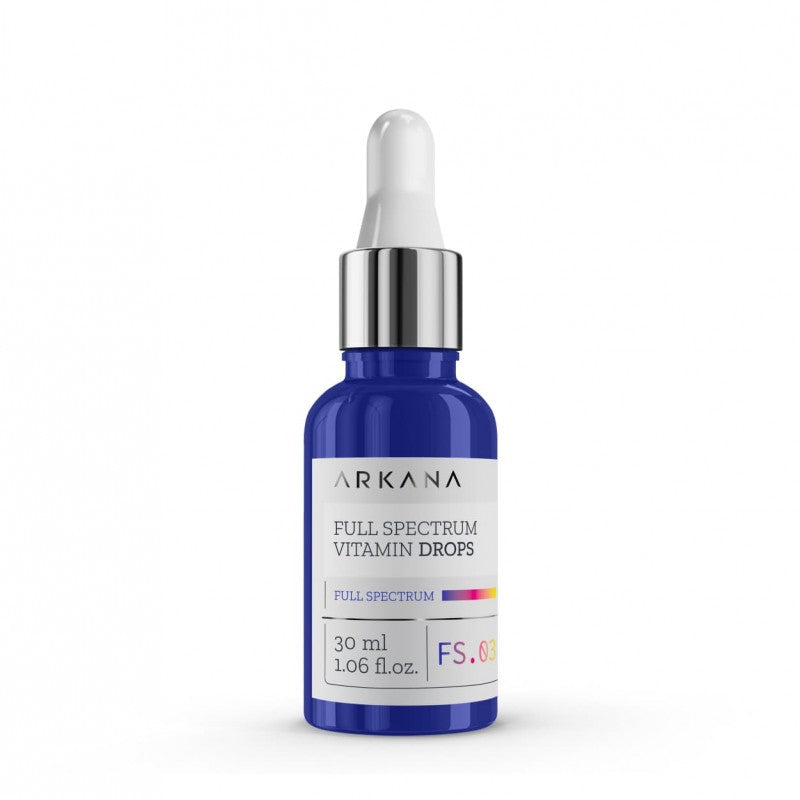ARKANA Plataus spektro vitaminų kokteilis-serumas „Full Spectrum Vitamin Drops“, 30 ml