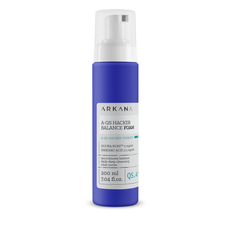 ARKANA Prausimosi balansuojančios putos "A-QS Hacker Balance Foam", 200 ml