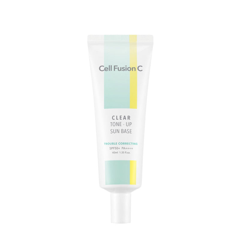 Raminanti makiažo bazė su SPF 50 probleminei odai "Clear Tone-up Sun Base", CFC, 40ml