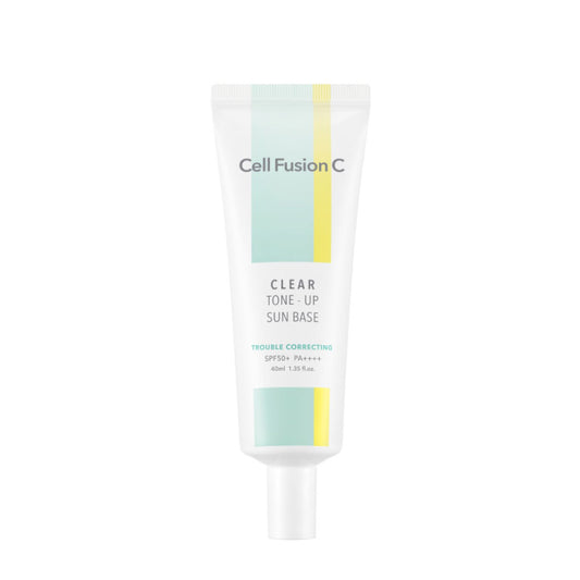 Raminanti makiažo bazė su SPF 50 probleminei odai "Clear Tone-up Sun Base", CFC, 40ml