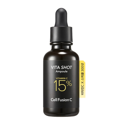 15% Vitamino C koncentruotas serumas su spikulėmis "Toning C Vita-shot Ampoule", Cell Fusion C, 20g