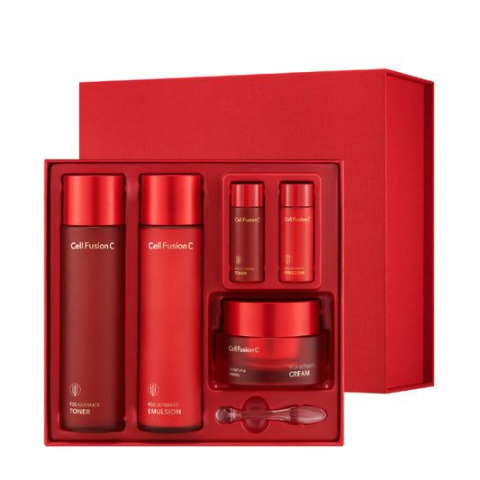 "Red Ultimate Set" rinkinys odos maitinimui ir stangrinimui, Cell Fusion C, 6 vnt.