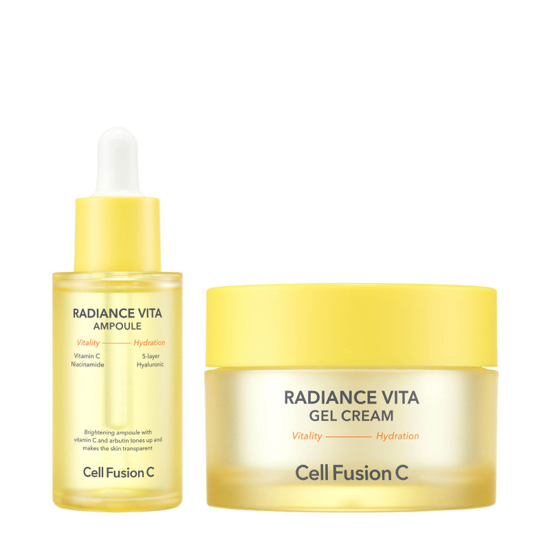Skaistinamasis veido priežiūros rinkinys „Radiance Vita“, Cell Fusion C, 2 vnt.