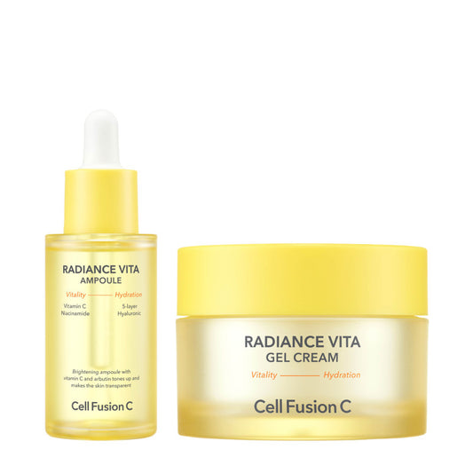 Skaistinamasis veido priežiūros rinkinys „Radiance Vita“, Cell Fusion C, 2 vnt.