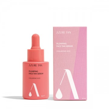 Azure Tan Face Plumping Tan Serum – drėkinantis veido įdegio serumas, 30ml