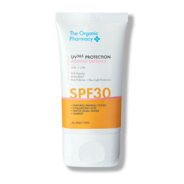 The Organic Pharmacy UV365 Protection Ageing Defence SPF 30 – veido apsauga nuo saulės, 40 ml
