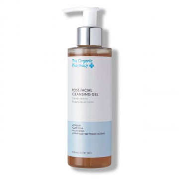 The Organic Pharmacy Rose Facial Cleansing Gel – rožių veido prausiklis, 200 ml