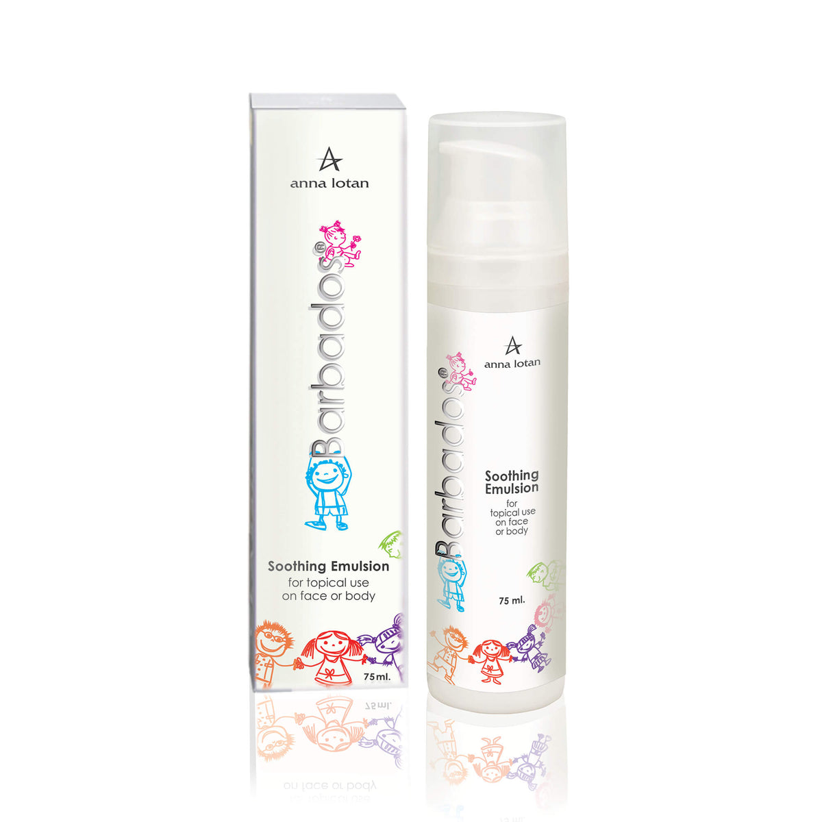 ANNA LOTAN BARBADOS raminamoji veido emulsija – tonikas, 75 ml