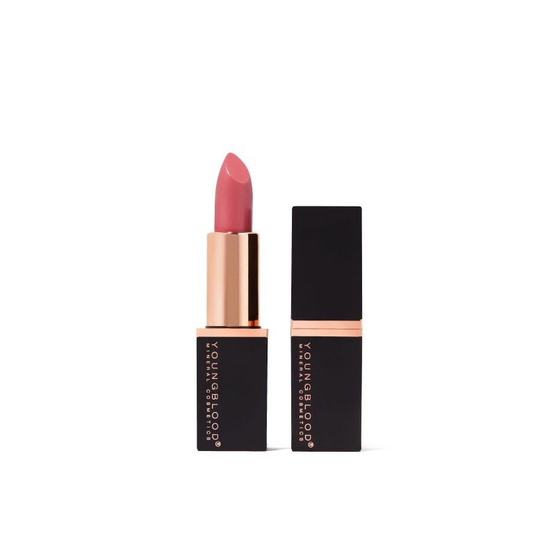 YOUNGBLOOD kreminiai mineraliniai lūpų dažai „Mineral Creme Lipstick“ – Angeleno