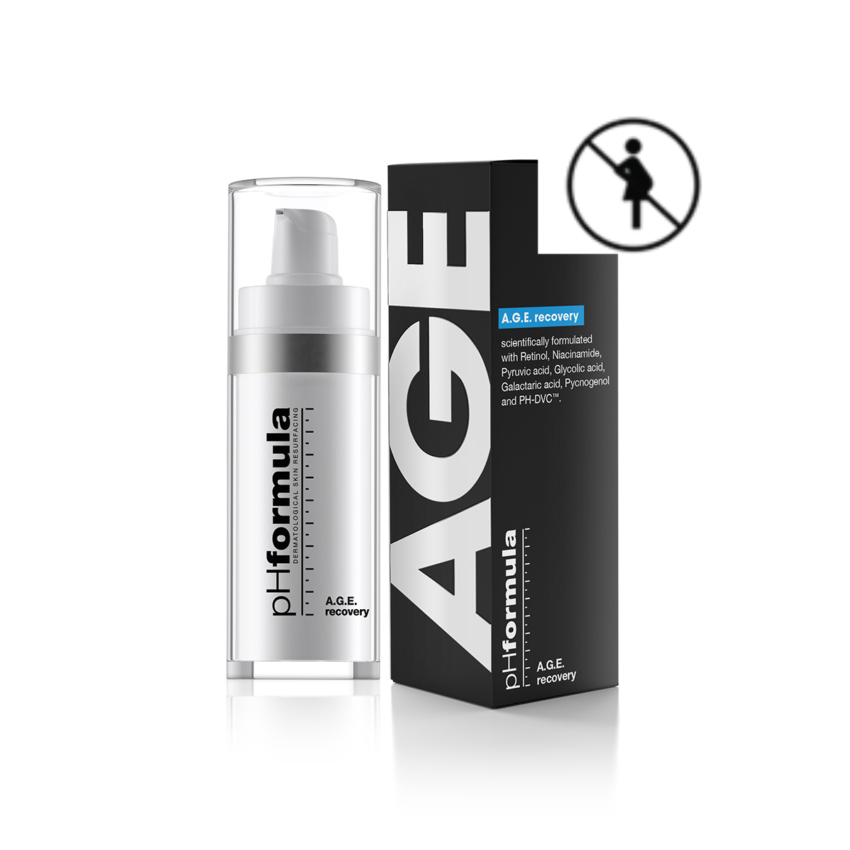 pHformula A.G.E. recovery – aktyvus veido kremas, 30 ml