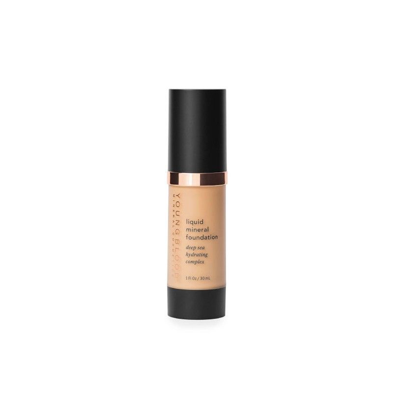 YOUNGBLOOD skystas mineralinis makiažo pagrindas - pudra „Liquid Mineral Foundation“ – Golden Tan (Neutral)