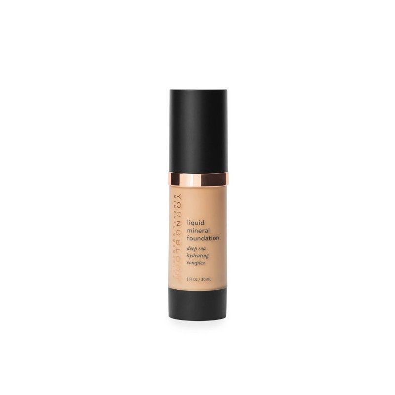 YOUNGBLOOD skystas mineralinis makiažo pagrindas - pudra „Liquid Mineral Foundation“ – Capri (Warm)