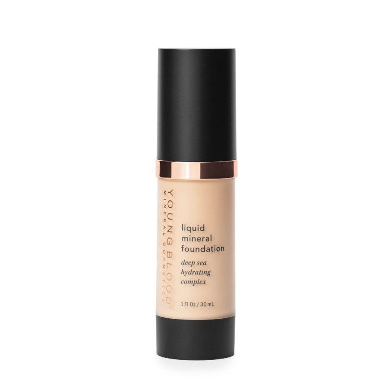 YOUNGBLOOD skystas mineralinis makiažo pagrindas - pudra „Liquid Mineral Foundation“ – Ivory (Neutral)