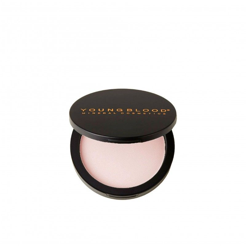 YOUNGBLOOD presuota mineralinė fiksuojamoji pudra su ryžių krakmolu „Pressed Rice Mineral Powder” – Rožinė